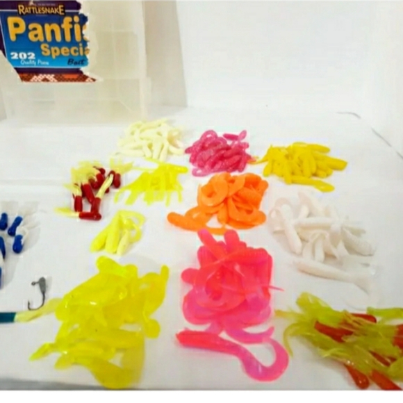 Vintage Made in the USA Rattlesnake co tackle bait & plastic box - Picture 14 of 14